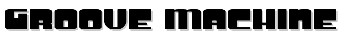 Groove Machine ExpUpright font